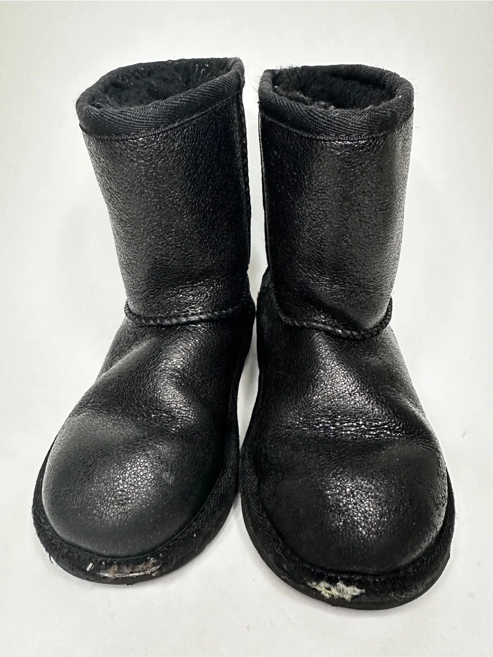 UGG Classic II Metallic Sparkle Black Toddler Boots size 12 EU 30